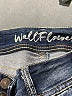 Wallflower Solid Blue Jeans Size 3 - photo 7