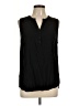 Pleione Black Sleeveless Blouse Size L - photo 1
