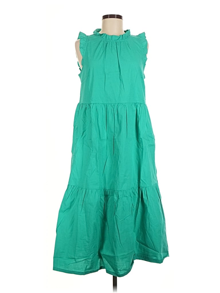 J.crew Factory Store Casual Dress In Green