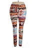 Win Win Print Blue Leggings Size XXL - photo 2