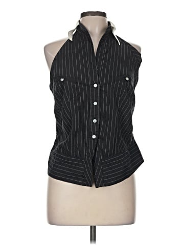 Hot In Hollywood Sleeveless Button-Down Shirt (view 1)