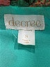 Decree 100% Polyester Paisley Teal Casual Dress Size S - photo 7