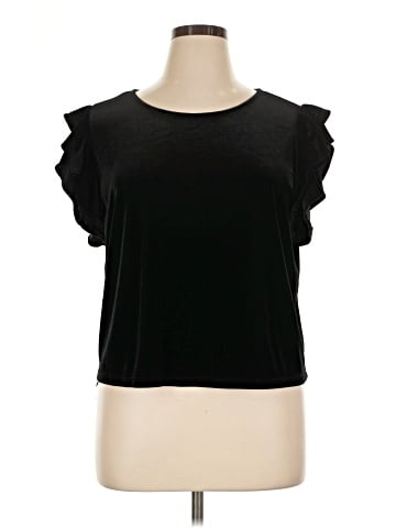 Kaari Blue Short Sleeve Top (view 1)