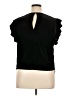 Kaari Blue Black Short Sleeve Top Size XL - photo 2