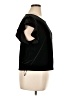 Kaari Blue Black Short Sleeve Top Size XL - photo 4