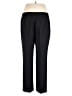 Le Suit 100% Polyester Black Dress Pants Size 14 - photo 2