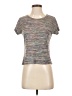 Stranded Tweed Gray Short Sleeve T-Shirt Size XS - photo 1