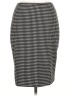 Express Houndstooth Black Formal Skirt Size 10 - photo 1