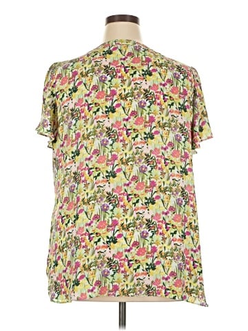 Rose + Olive Short Sleeve Blouse (view 2)