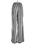 Forever Young Stripes Silver Casual Pants Size S - photo 2