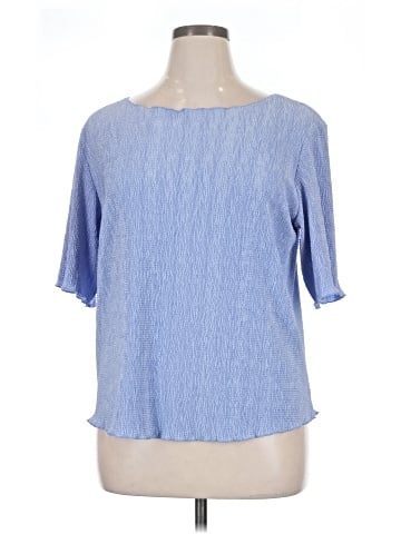 Connected Apparel Short Sleeve Blouse (view 1)