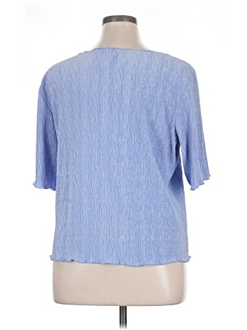 Connected Apparel Short Sleeve Blouse (view 2)
