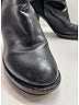 Acne 100% Leather Black Ankle Boots Size EU 38 - photo 3