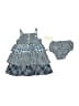 Ralph Lauren Checkered-gingham Blue Dress 9-12 MO / 12 MO - photo 2