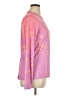 Terry Pink Long Sleeve Blouse Size XL - photo 4