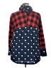 Lularoe Checkered-gingham Blue Poncho Size XXL - photo 2