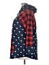 Lularoe Checkered-gingham Blue Poncho Size XXL - photo 5