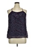 Xhilaration 100% Polyester Blue Sleeveless Blouse Size XL - photo 1