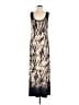 Roz & Ali Animal Print Black Casual Dress Size 14 - photo 1
