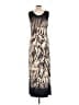 Roz & Ali Animal Print Black Casual Dress Size 14 - photo 2