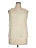 Adiva Ivory Sleeveless Blouse Size XL - photo 1