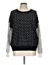 Nautica Polka Dots Black Pullover Sweater Size L - photo 1