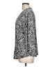 Ellen Tracy Animal Print Silver 3/4 Sleeve Blouse Size L - photo 5
