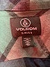 Volcom 100% Cotton Plaid Green Long Sleeve Button-Down Shirt Size 14 - 16 - photo 3