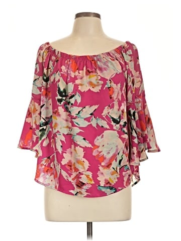 Eight Sixty 3/4 Sleeve Blouse (view 1)