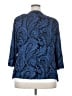 Alex Evenings Paisley Blue Blazer Size 3X - photo 2