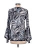 Coco Bianco Gray Long Sleeve Blouse Size M - photo 2