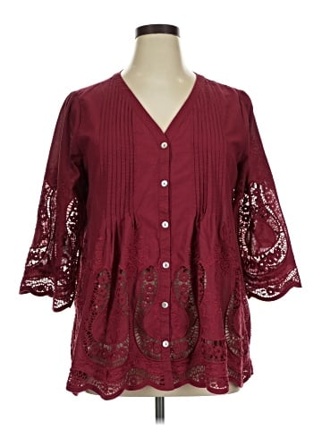 Soft Surroundings 3/4 Sleeve Blouse (view 1)