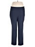 Van Heusen Solid Blue Active Pants Size 16 - photo 1