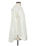 Sandrine Rose Solid Ivory Long Sleeve Button-Down Shirt Size S - photo 4