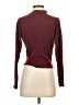 SIMKHAI Burgundy Long Sleeve Top Size XS (estimated) - photo 2