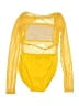 Balera Dancewear Yellow Bodysuit Size L - photo 2