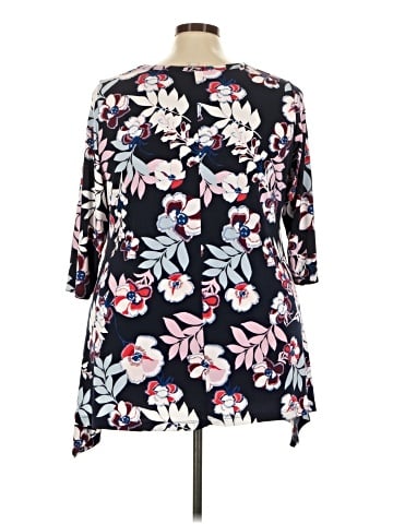 Woman Within 3/4 Sleeve Blouse (view 2)