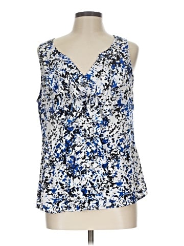 White House Black Market Sleeveless Blouse (view 1)