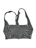 Kona Sol 100% Polyester Stripes Black Swimsuit Top Size Sm - XL (32D) - photo 1