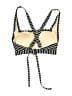 Kona Sol 100% Polyester Stripes Black Swimsuit Top Size Sm - XL (32D) - photo 2