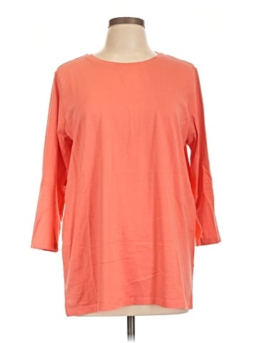 Lands' End 3/4 Sleeve T-Shirt (view 1)