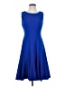 Ellen Tracy Solid Blue Cocktail Dress Size 4 - photo 1