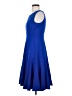 Ellen Tracy Solid Blue Cocktail Dress Size 4 - photo 5