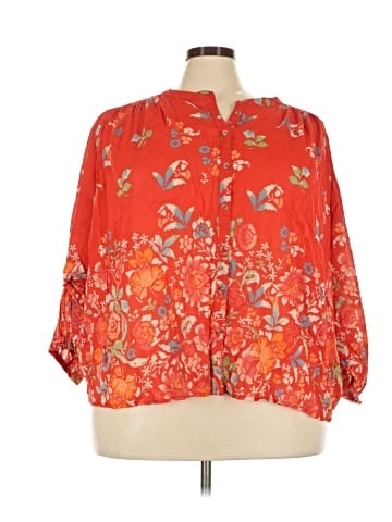 Pilcro 3/4 Sleeve Blouse (view 1)