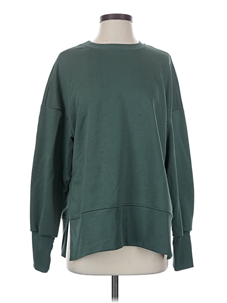 Pre-owned Shein Sweatshirt In Green