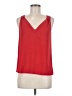 Cooper & Ella 100% Polyester Red Sleeveless Top Size 6 - photo 1