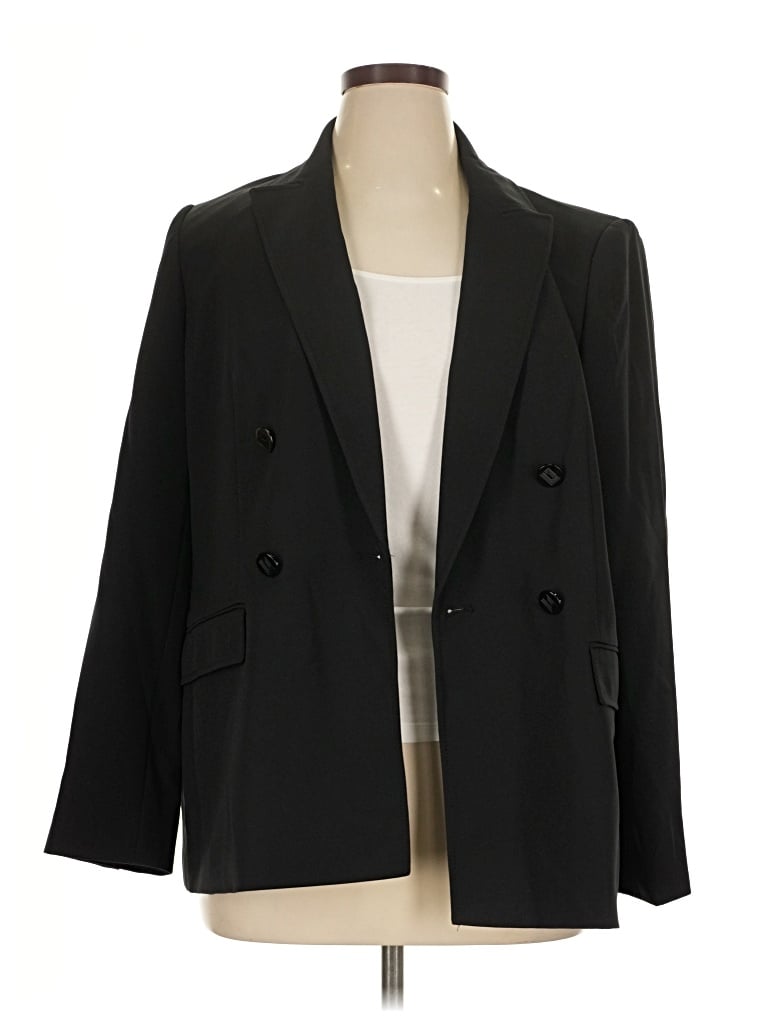 Pre-owned Karl Lagerfeld Blazer Jacket In Black