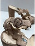 Prada 100% Suede Tan Suede Platform Sandals Size EU 36 1/2 - photo 5
