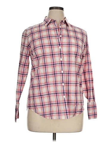 Lands' End Long Sleeve Button-Down Shirt (view 1)