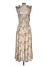 Grace Karin Floral Tan Casual Dress Size L - photo 2